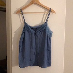 Blue Lace Cami - Mango